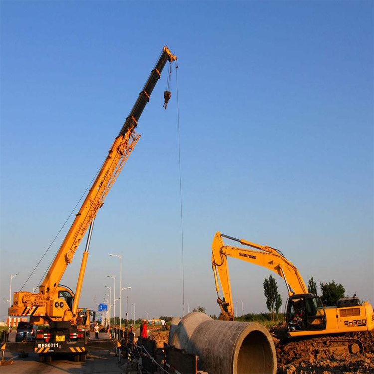 成武25吨吊车吊8吨,最远吊多少米